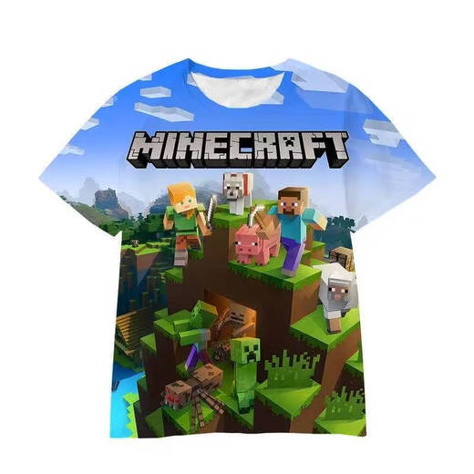 Bestimmte kirschartige 3D-gedruckte T-Shirt-Kurzärmer-grenzüberschreitende Kinderkleidung Cartoon gedrucktes Casual Tops Aktivitätsmodell 1105 xxs Kindercode 120