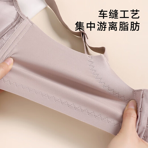 芬腾内衣女夏季新品小胸提拉聚拢性感蕾丝透气防下垂无钢圈收副乳文胸