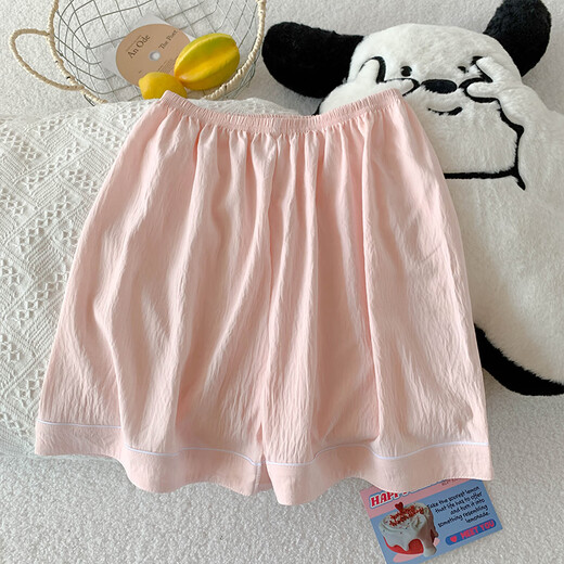 Yalu dreiteiliger Pyjamas für Frauen im Sommer 2025 Neues niedliches Cartoon Kt Katze Frühling und Herbst Dünne Wolke Baumwollkleidung WZN_9905# Drei-teilige schwarze Liebe M.