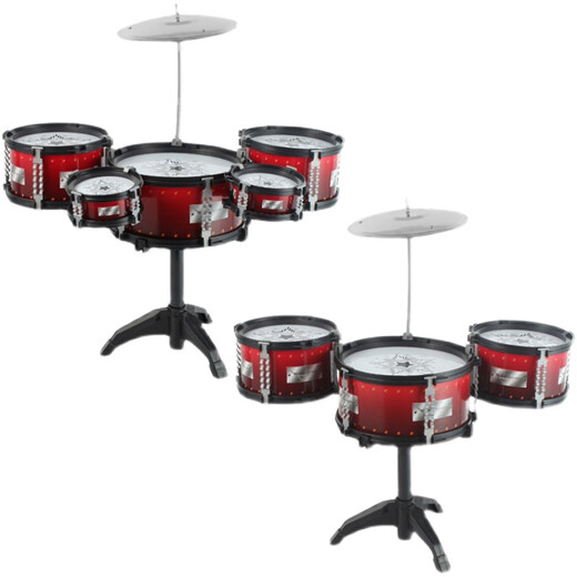 Manxue (Manxue) Kinder-Drum Set Percussion Instrument Spielzeug Jazz Drum Beat Anfänger