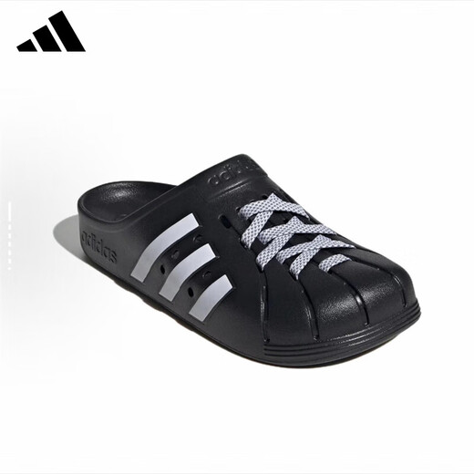 ADIDAS Adidas Slippers Women's 2025 Summer New Fashionable and Versatile Trendy and Comfort Outdoor Wear-resistant Non-slip Sandals JH9848 [Official Authentic Product, One Fake, Ten Loss] 43