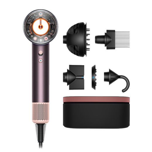 Dyson's new genuine HD16 hair dryer Supersonic hair dryer negative ion imported household Crystal Purple overseas version (free 3-year warranty conversion plug)