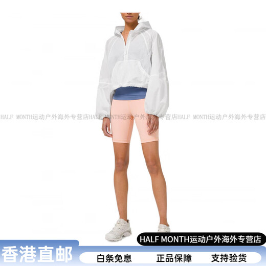 lululemonScuba Cropped Anorak 防水防泼连帽休闲夹克外套 女款时尚潮流百 黑色/Black XXS （2）