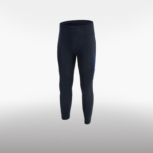 UTO compression pants for men and women running pants marathon professional sports fitness pants mobile phone waist bag pants black-men's L