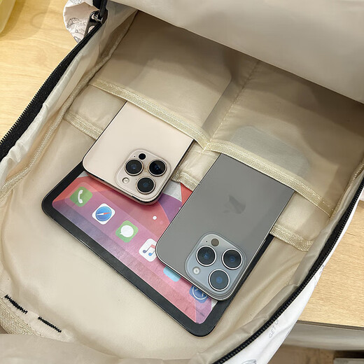 背包女士双肩包新款韩版学院风ins校园旅行包小学生初中学生书包 黑色 SG8440