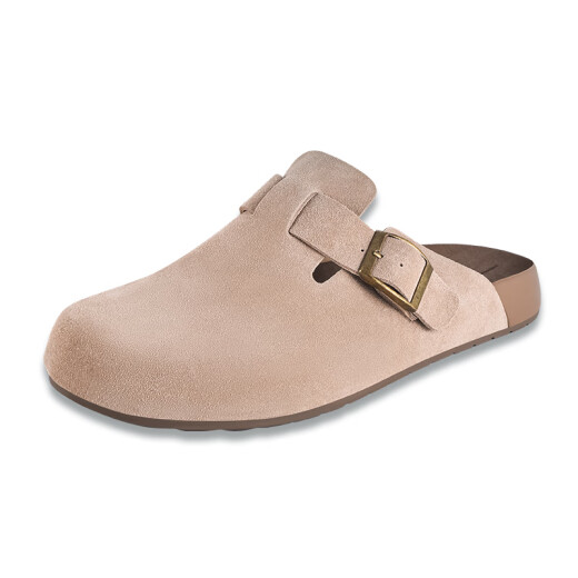 Jd.com [Birkenstock] zapatillas, con sandalias de suela gruesa de hombres, zapatillas nuevas de verano, gris claro de hombres 42