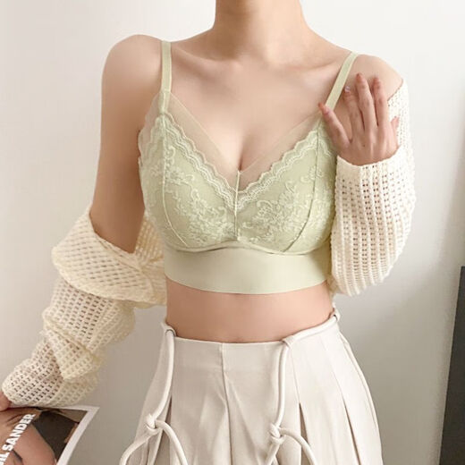 French lady's lace bra, chest straps, beautiful back all-in-one, no rims, push-up tube top bra, temperament skin 2XL XL (110-140Jin Jin equals 0.5kg)