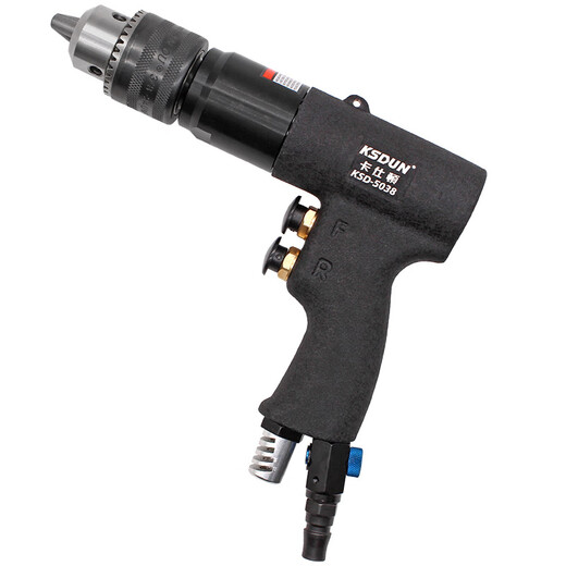 ZnMW Pneumatic Hand-Typ-Gasbohrer 3/8 Pneumatic Bohrgerät mit vorwärts- und umgekehrter Handschule mit Luftbetriebsleiter KSD-5012 (3/81,5-10 mm)