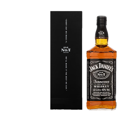 Jack Daniels Black Label Tennessee Whisky wählte Black Label 1000ml aus