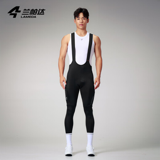 Lampada Arrow Feather 20 Double Arrow Cushion Cycling Shorts Bib Pants Men's Trousers Summer Road Cycling Jersey Black Bib Trousers - Double Arrow Cushion + Side Pocket L