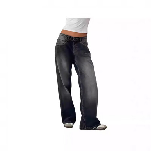 Lee Kids American Retro Low Raise non élastique lavage droit de lavage droit pour les femmes Pantalons féminins de la rue à l'automne