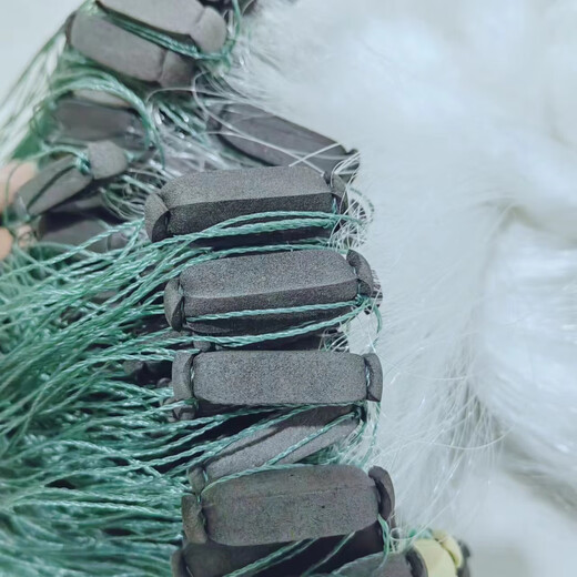 White silk three-layer sunken net, sticky net, green silk net, 100 meters fishing net, crucian carp, carp fishing hanging net, reservoir net, silver carp, 1.5 meters high, 2 fingers, white silk three-layer sunken net, 50 meters long