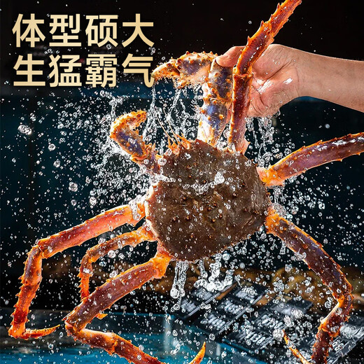 Jingcai Tianyuan Fresh Quick Frozen King Crab 4.5-4.9 Jin Jin is equal to 0.5 kg Russian Big Crab Fresh Seafood Dinner and Gift Delivery Directly from the Source