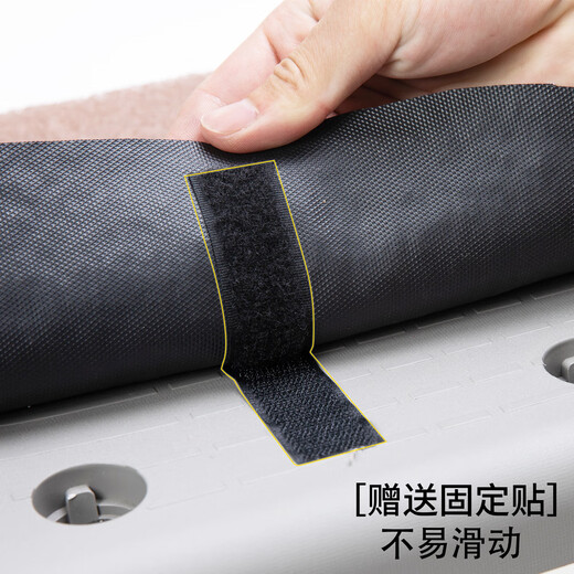 适用于雅迪摩登脚垫cm620电动车防水脚踏垫TDT1348Z丝圈踏板垫 雅迪摩登脚垫-爱心lucky熊