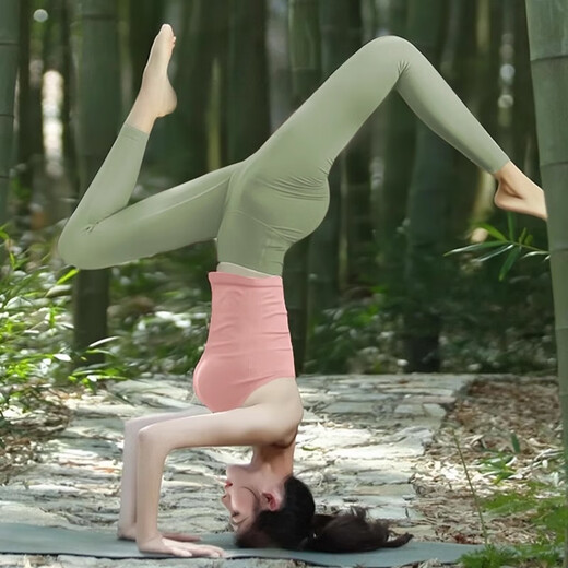 Shuangxiu Macaron Yoga Wear 2025 New Pilates Suit with Chest Pad I-shaped Fitness Top Beautiful Sports Vest Blue Top + Royal Blue Pants Set M 100-110