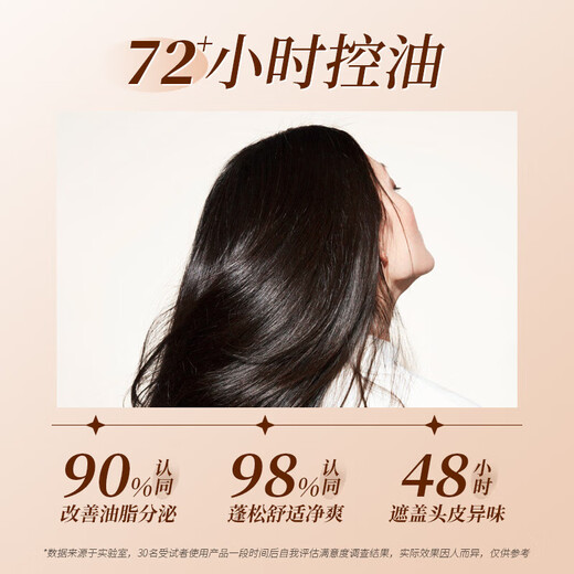 浅香洗发水控油蓬松洗发露氨基酸洗头膏男女士香氛洗发乳520g*2