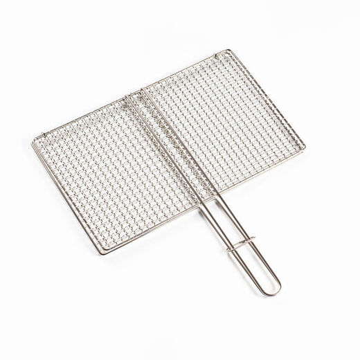 Yongfengyuan 304 Barbecue en acier inoxydable Mesh Clip de légume grillé barbecue Poisson grillé Net Barbecue Shot Clip grillé Clip à la maison