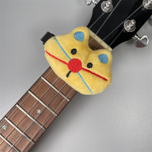 
Sijie brand Rongdetang cute little animal cartoon folk songs tone clip electric guitar ukulele voice clip tuner green
