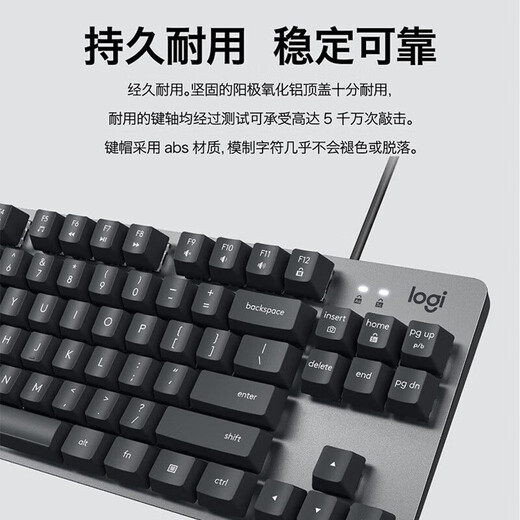 Logitech K835 Wired TKL suspendida Teckcap Gaming Office en su mayoría teclado mecánico compatible. Nuevo eje azul tkl-new-newe-newe-newed K835-Black-Black Black