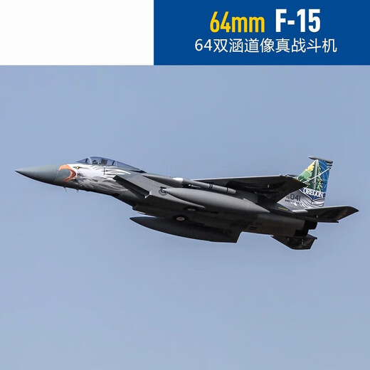 Avion de mode canal de Mengjingyu Dual 64mmf-15 Real Fighter Model à haute vitesse Aircraft à wing fixe, les novices sont prudents pour prendre des photos