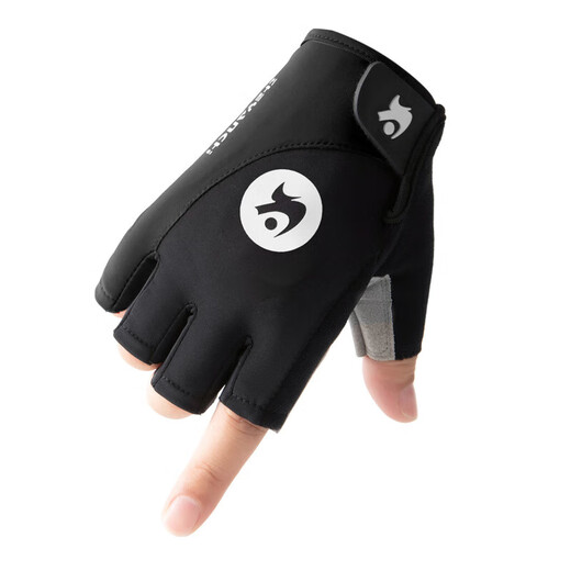 Sports gloves for men and women half-finger D268 anti-slip shock-absorbing outdoor bicycle thin cycling fitness sports gloves for men red full-finger