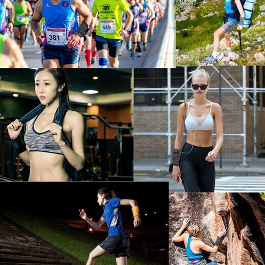 Wrist mobile phone bag, comfortable and breathable arm wrist bag, running arm bag, sports mobile phone arm sleeve for men and women K03 Weight 80 to 130Jin Jin equals 0.5kg S size recommended