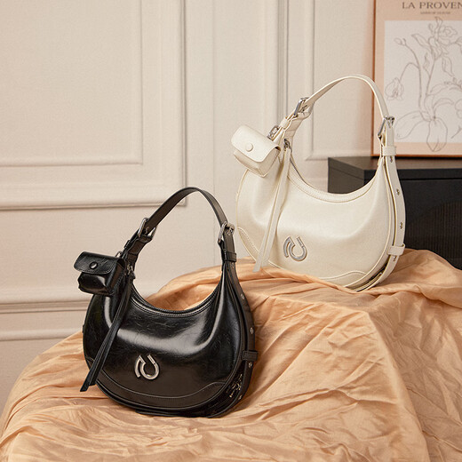 Cnoles crescent moon tote bag for women niche high-end crossbody crescent bag birthday gift for girlfriend and wife