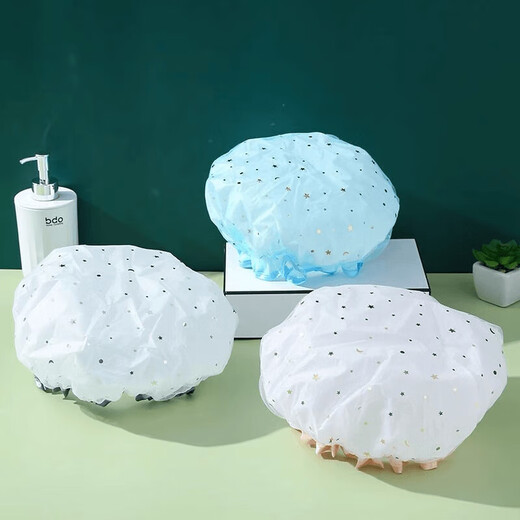 Pengyi Baby Bedroom Newly Upgraded Shower Cap Women's Waterproof Bath Baby Bath Towel Difficult to Choose - Random Color 1 Pack