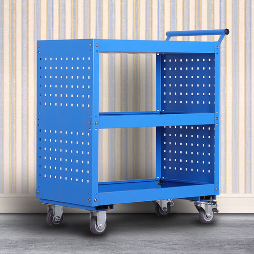 Jingxinda Factory Workshop Tool Trolley Mobile Auto Repair Hardware Tool Trolley Multifunctional Tool Storage Parts Trolley Tool Trolley (Blue)