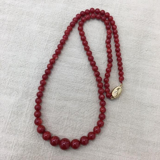 Zhaohao Coral Akha Ball Necklace