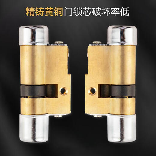三栖虎替换保德安11型锁芯盼盼星月神老式防盗门异型锁芯 B64型48+3886mm