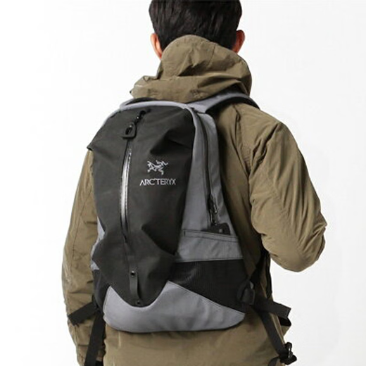 始祖鸟（ARC'TERYX）x BEAMS 联名款 ARRO 16L 休闲时尚百搭 尼龙 双肩包 男女同款情 黑灰色