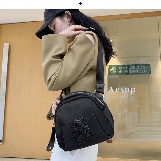 GPHF Японский GPHF Light Luxury Crossbody Bag Women's Women's Bag Mardy Brand Loolweight Shell Bag Sagce Mini Mini Mobile Phone Back Black (без пакета на молнии на спине)