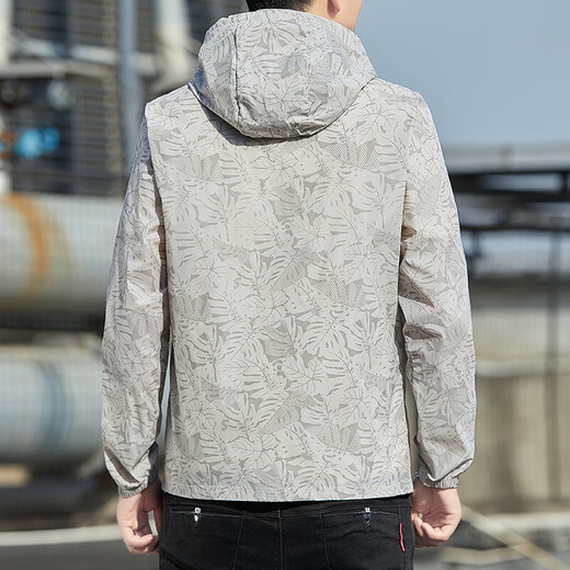 Men's 2025 new summer sun protection clothing | Ice silk sun protection value UPF50+ | Breathable fishing sun protection clothing, white 5XL