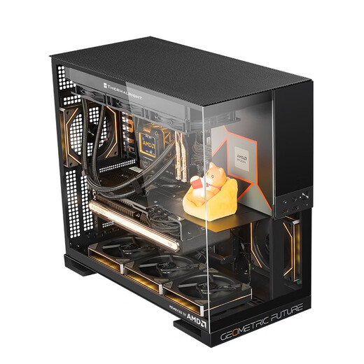 AMD Ryzen R7 9800X3D host assembly computer RTX5080 RX9070XT graphics card live e-sports design desktop computer host DIY assembly machine Ryzen 7 9800X3D+RTX5070 host丨with three host kits