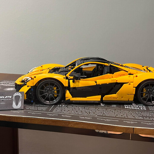 Version phare du groupe de machines à blocs de construction chinois McLaren P1 Sports Car 42172 Cadeaux de jouets à télécommande de télécommande à haute qualité 3893