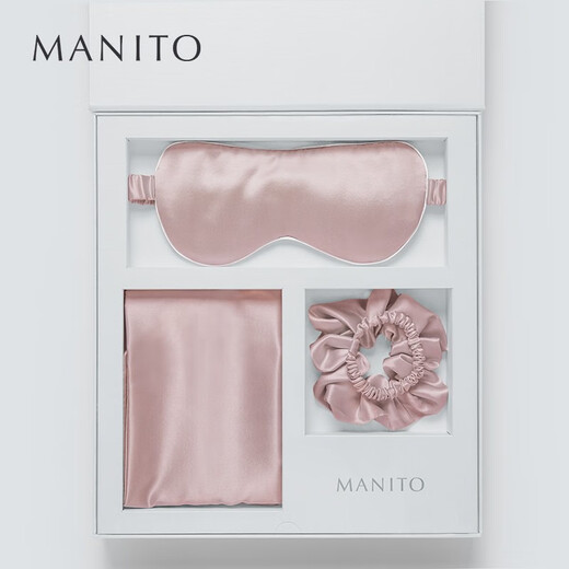 MANITO/Manita Sleeping Beauty Gift Box Hyaluronic Acid Silk Eye Mask Hair Tie