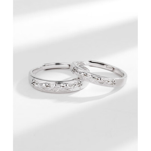 Nilan Fat Donglai's same style pt950 platinum couple ring PT950 Pixiu ring, fashionable and personalized open platinum index finger turn, lucky Pixiu men's ring (live mouth adjustable)