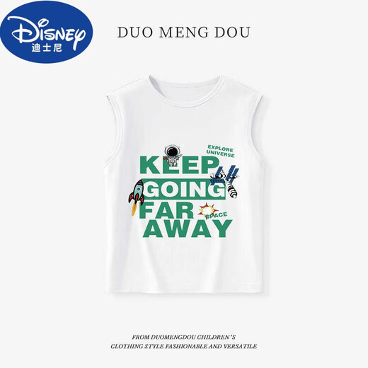 
Disney (Disney) light luxury boy vest 2025 summer children's thin top baby vest base shirt size children sports sleeveless DGQ13571 black 90 cm