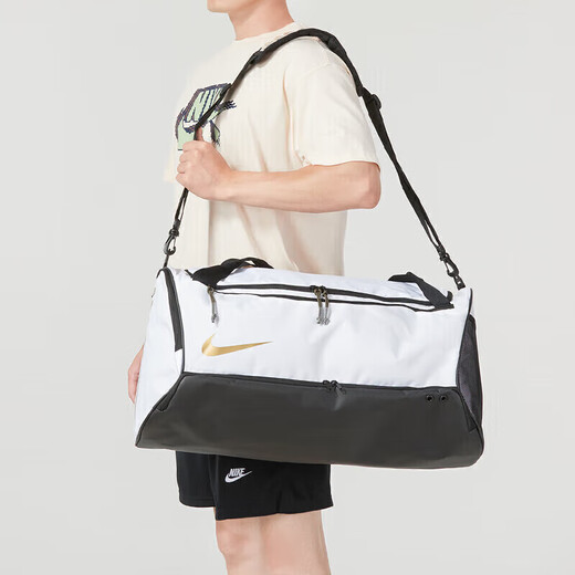 耐克（NIKE）单肩包官方舰店新款大容量运动包拎包桶包潮流手提包健身包斜挎包 DX9789-100-商场同款 MISC