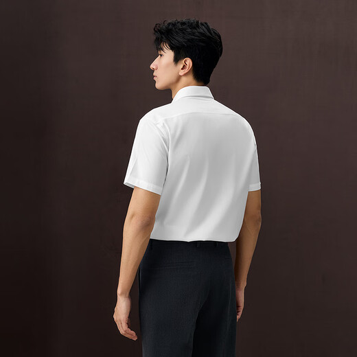 Hla Hailan Home Kurzärmel -Hemd Männer [DP Free Iron und Schnell trocken] Kragenleiter Shirt Männer 25 Sommer