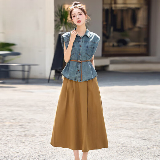 Ehangy Light Luxury nuevo vestido de verano para 2025 para mujeres, diseño de moda de moda y de moda