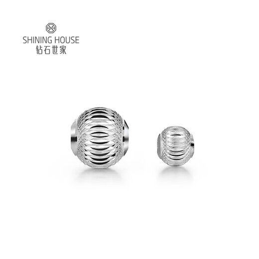 Diamond Family PT950 Platinum Cat's Eye Gold Beads Single Loose Beads DIY Braided Beads Bracelet Transfer Beads Accessories Gold Beads Gold Weight Approximately 0.2g