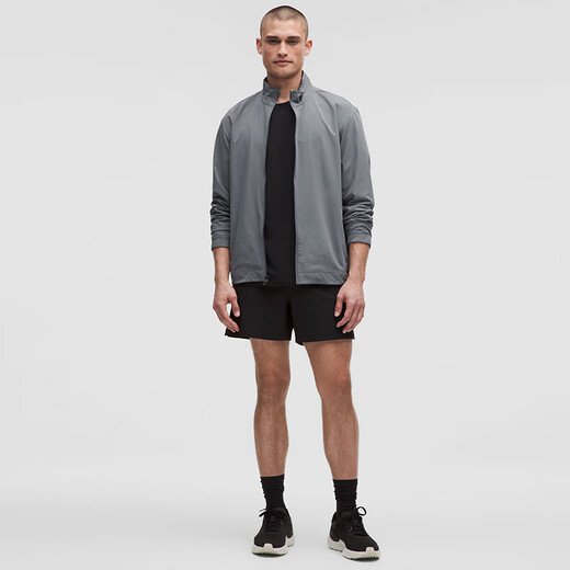 Lululemon丨Zeroed In Men's Sports Jacket Quick-drying Wicking LM3FGXS Sun Gray M