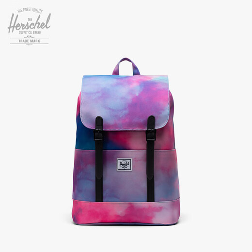 Herschel Retreat15L women's bag casual and fashionable travel computer commuting backpack schoolbag pure black_13-inch laptop 15-liter