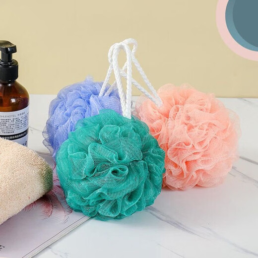 Universal for people and pets, bath bubbler, pet bathing artifact, bath ball, bathroom back rub, PE foaming ball, skin-friendly, 5 random colors of bath ball