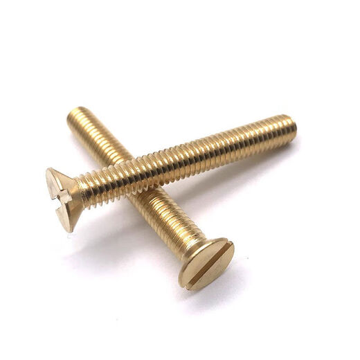 
Tule GB68 brass one-slot countersunk screw counterscrew slotted screw bolts M4M5M6M8M10M12m14m16 m5x12200