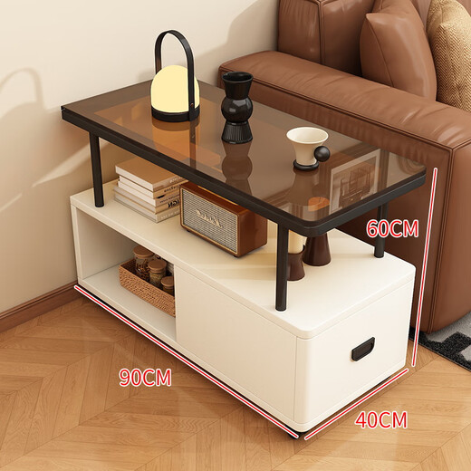 
Yameile moveable small tea table sofa side cabinet sofa side cabinet living room moving side table tea table corner table