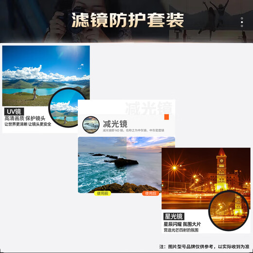 Sony (SONY) FE 70-200mm F4 Macro G OSS II new generation small three-element telephoto zoom lens (SEL70200G2 filter protection kit)