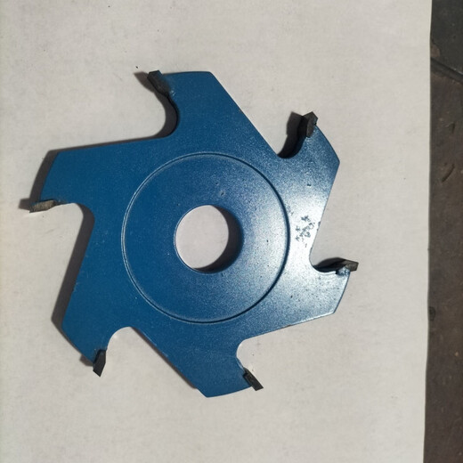 Qinkai portable cutting machine slotting thickened slotting carbon crystal plate slotting portable slotting groove woodworking slotting saw blade sharp 100 outer diameter inner hole 20 thickness 10 teeth number 6